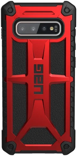 Urban Armor Gear Monarch Hoesje Samsung Galaxy S10 Plus Crimson afbeelding 1