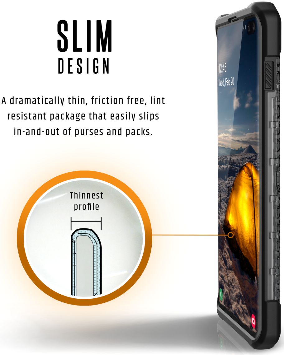 Urban Armor Gear Plasma Hoesje Samsung Galaxy S10 Plus Ice afbeelding 6