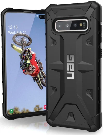 Urban Armor Gear Pathfinder Hoesje Samsung Galaxy S10 Plus Black afbeelding 1