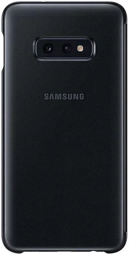 Samsung Galaxy S10E Clear View Cover Zwart afbeelding 4