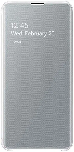 Samsung Galaxy S10E Clear View Cover Wit afbeelding 1