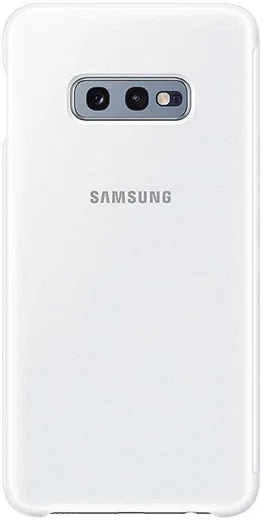 Samsung Galaxy S10E Clear View Cover Wit afbeelding 4