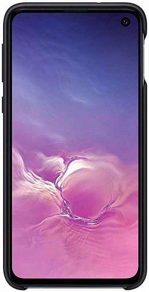 Samsung Galaxy S10E Silicone Cover Zwart afbeelding 2