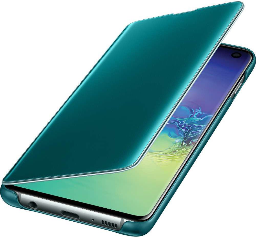 Samsung Galaxy S10 Clear View Cover Groen afbeelding 2