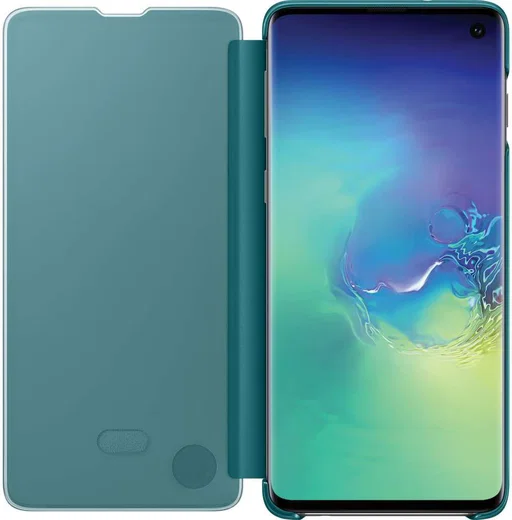Samsung Galaxy S10 Clear View Cover Groen afbeelding 3