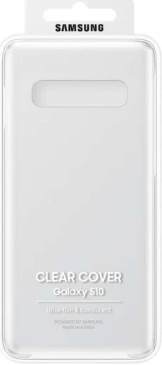 Samsung Galaxy S10 Clear Cover Transparant afbeelding 4