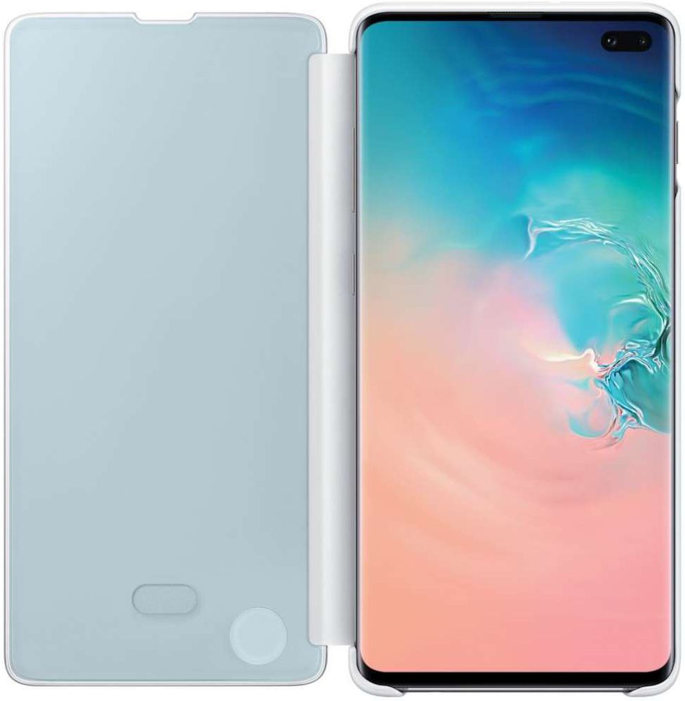 Samsung Galaxy S10 Plus Clear View Cover Wit afbeelding 3