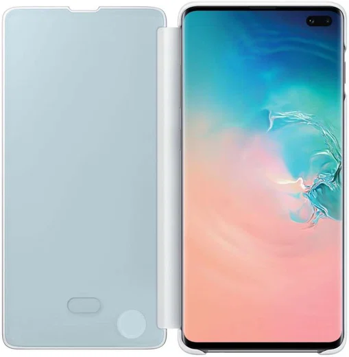 Samsung Galaxy S10 Plus Clear View Cover Wit afbeelding 3