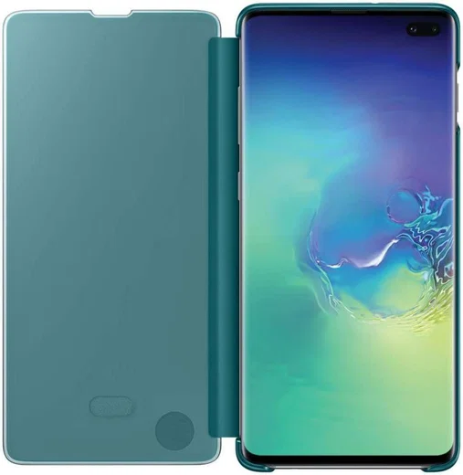 Samsung Galaxy S10 Plus Clear View Cover Groen afbeelding 3