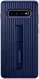Samsung Galaxy S10 Plus Protect Stand Cover Blauw afbeelding 1