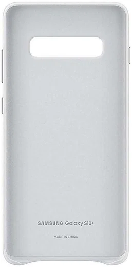 Samsung Galaxy S10 Plus Leather Cover Wit afbeelding 4