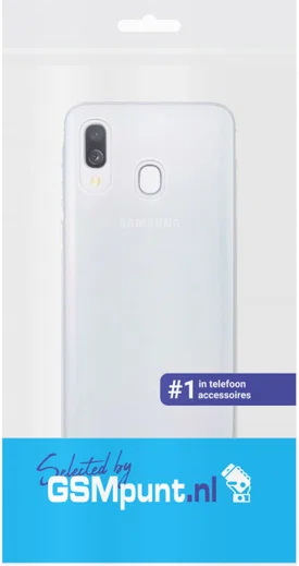 Samsung Galaxy A40 Hoesje Dun TPU Transparant afbeelding 3