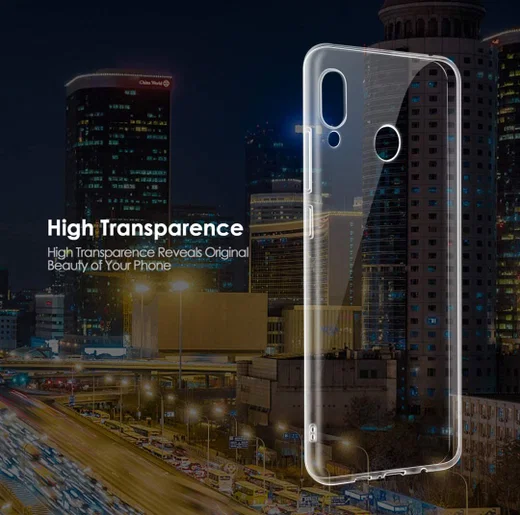 Samsung Galaxy A40 Hoesje Dun TPU Transparant afbeelding 7