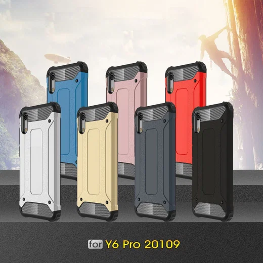 Huawei Y6s / Y6 (2019) Hoesje Hybride Zwart afbeelding 5