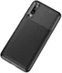 Samsung Galaxy A50 Hoesje Geborsteld Carbon Zwart afbeelding 12