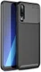 Samsung Galaxy A50 Hoesje Geborsteld Carbon Zwart afbeelding 1