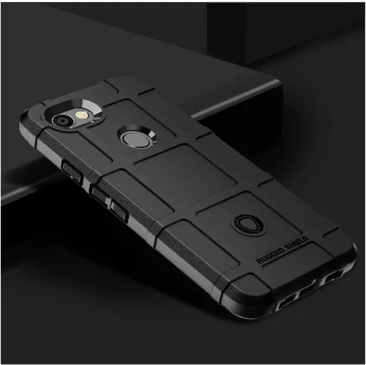 Google Pixel 3A Hybride Rugged Armor Hoesje Zwart afbeelding 4