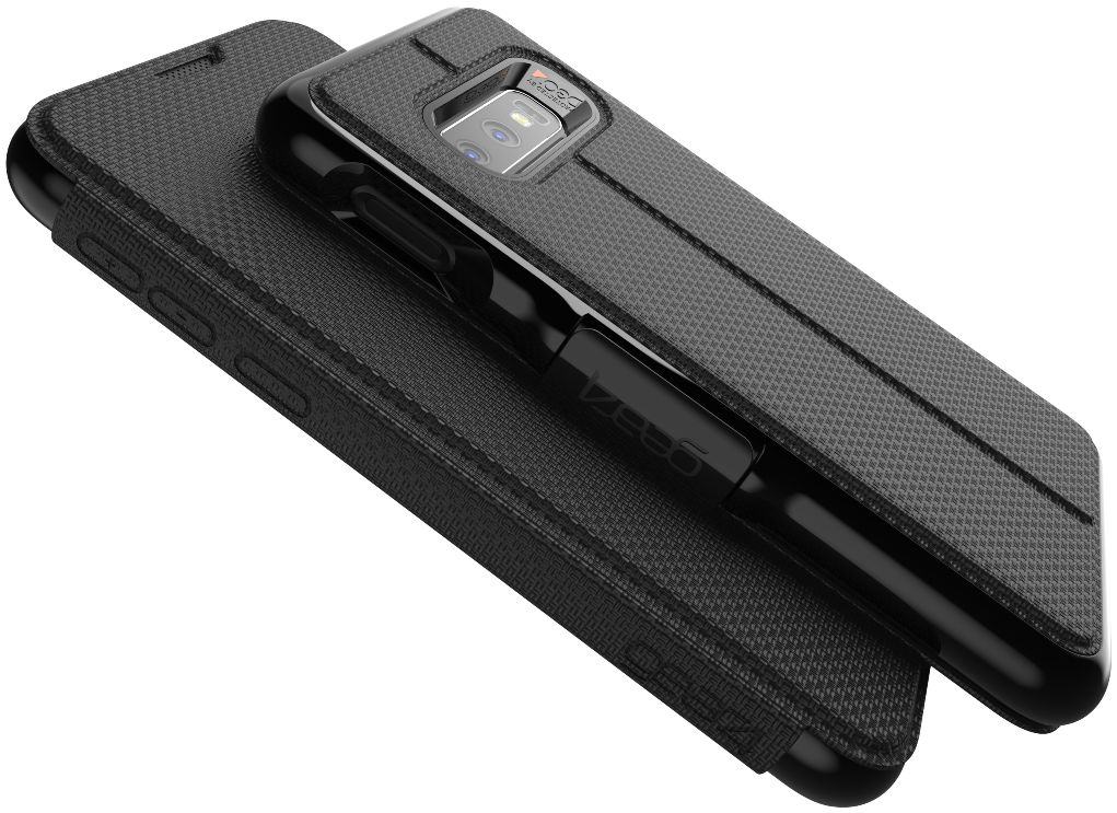 Gear4 D3O Oxford Book Case Hoesje Samsung Galaxy S10E Zwart afbeelding 4
