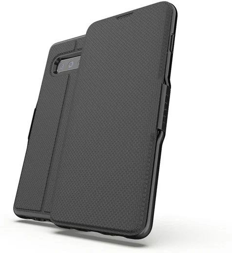 Gear4 D3O Oxford Book Case Hoesje Samsung Galaxy S10 Plus Zwart afbeelding 5
