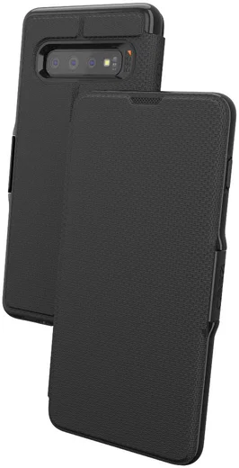 Gear4 D3O Oxford Book Case Hoesje Samsung Galaxy S10 Plus Zwart afbeelding 7