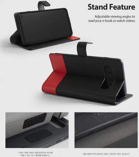 Ringke Wallet Samsung Galaxy S10 Book Case Zwart afbeelding 3