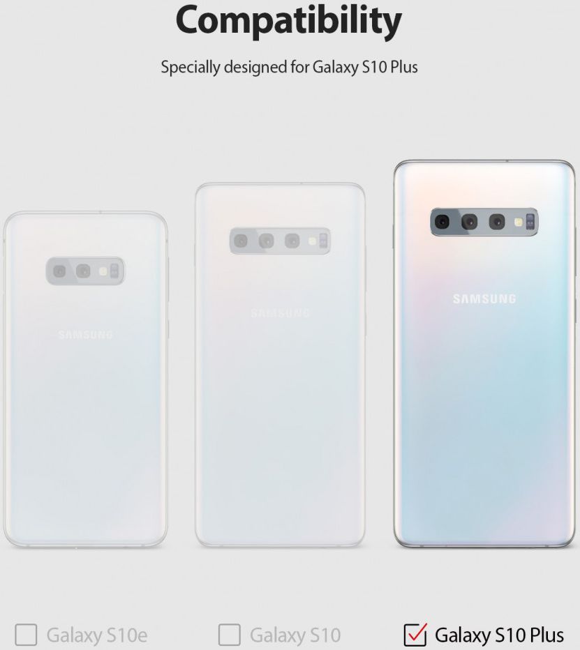 Ringke Wallet Samsung Galaxy S10 Plus Book Case Zwart afbeelding 9