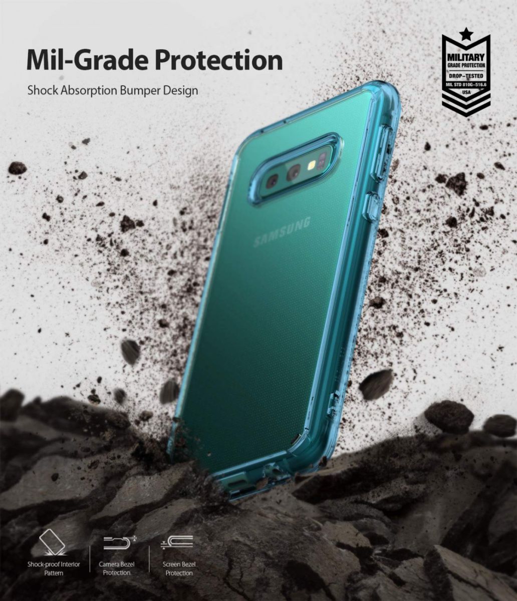 Ringke Fusion Samsung Galaxy S10E Hoesje Blauw afbeelding 4