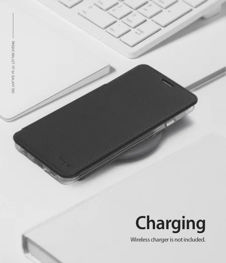 Ringke Wallet Fit Samsung Galaxy S10 Book Case Zwart afbeelding 5