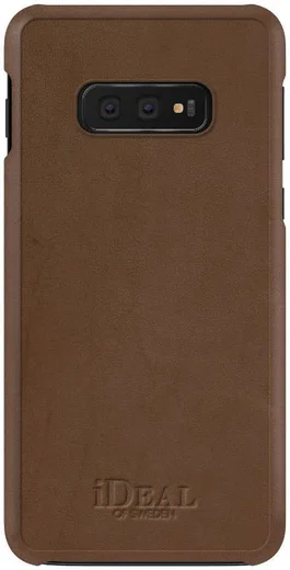 iDeal of Sweden Samsung Galaxy S10E Fashion Hoesje Como Bruin afbeelding 1