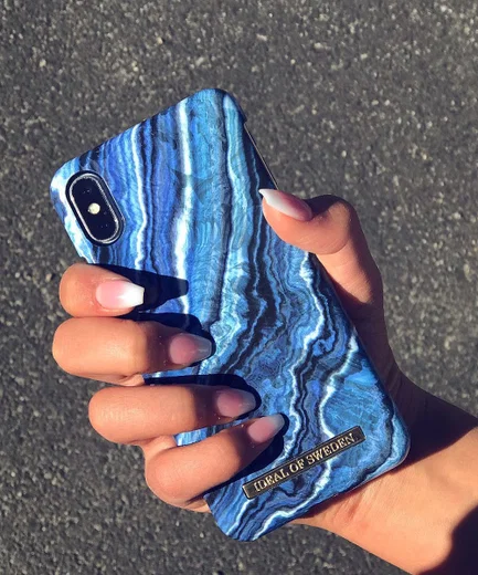iDeal of Sweden Samsung Galaxy S10E Fashion Hoesje Indigo Swirl afbeelding 4