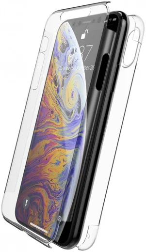 Raptic 360 hoesje Apple iPhone XS/X transparant afbeelding 2