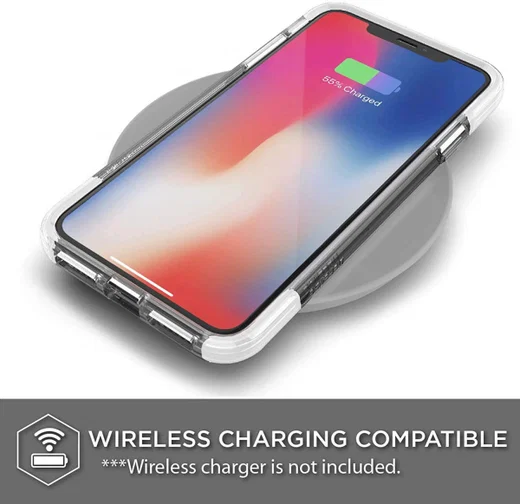 Raptic Clear Apple iPhone XS Max hoesje transparant wit afbeelding 13