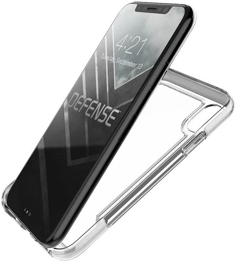 Raptic Clear Apple iPhone XS Max hoesje transparant wit afbeelding 5