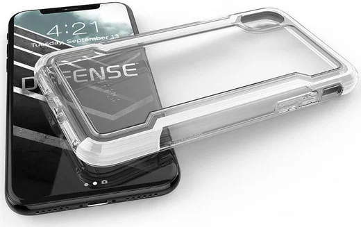 Raptic Clear Apple iPhone XS Max hoesje transparant wit afbeelding 6