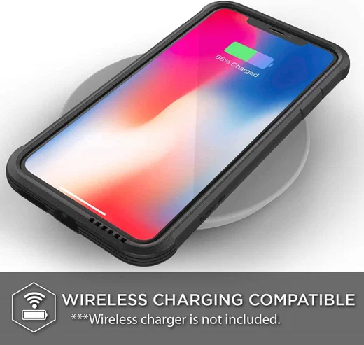 Raptic Shield Apple iPhone XS Max Hoesje Transparant/Zwart afbeelding 9