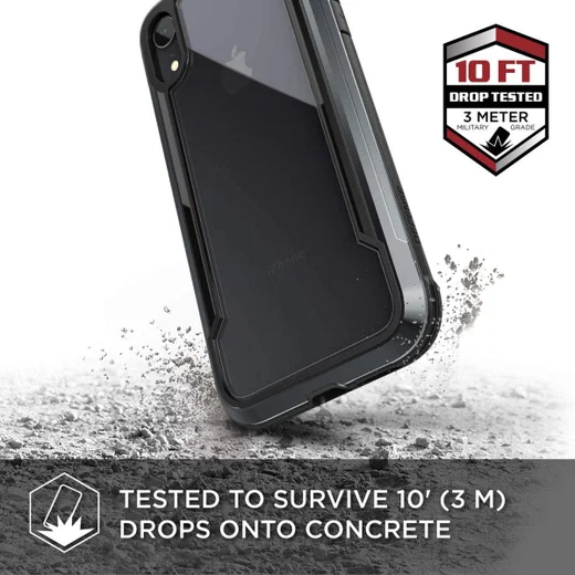 Raptic Shield Apple iPhone XR Hoesje Militair Getest 3M Zwart afbeelding 5