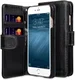 Melkco Apple iPhone 7 / 8 Book Case Echt Leer Zwart afbeelding 1
