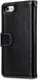 Melkco Apple iPhone 7 / 8 Book Case Echt Leer Zwart afbeelding 4
