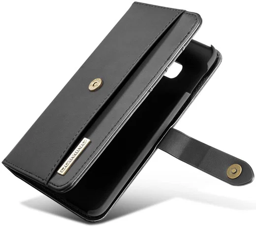 Samsung Galaxy S10E Leren 2-in-1 Bookcase en Back Cover Hoesje Zwart afbeelding 6