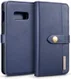Samsung Galaxy S10E Leren 2-in-1 Bookcase en Back Cover Hoesje Blauw afbeelding 1