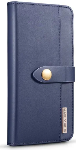 Samsung Galaxy S10E Leren 2-in-1 Bookcase en Back Cover Hoesje Blauw afbeelding 11