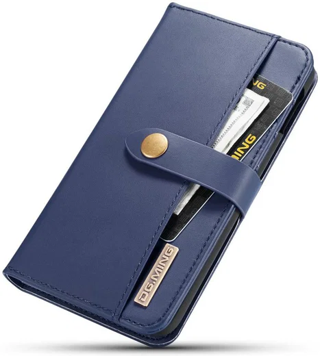 Samsung Galaxy S10E Leren 2-in-1 Bookcase en Back Cover Hoesje Blauw afbeelding 5