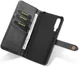 Huawei P30 Leren 2-in-1 Bookcase en Back Cover Hoesje Zwart afbeelding 2