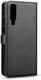 Huawei P30 Leren 2-in-1 Bookcase en Back Cover Hoesje Zwart afbeelding 8