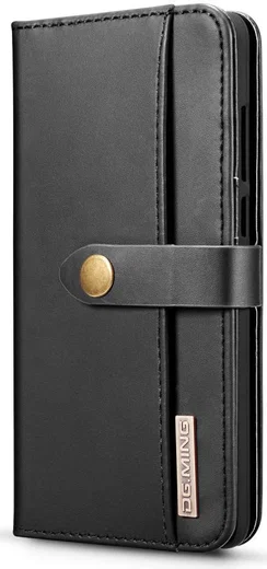 Huawei P30 Leren 2-in-1 Bookcase en Back Cover Hoesje Zwart afbeelding 9