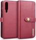 Huawei P30 Leren 2-in-1 Bookcase en Back Cover Hoesje Rood afbeelding 1