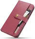 Huawei P30 Leren 2-in-1 Bookcase en Back Cover Hoesje Rood afbeelding 15