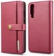 Huawei P30 Leren 2-in-1 Bookcase en Back Cover Hoesje Rood afbeelding 5