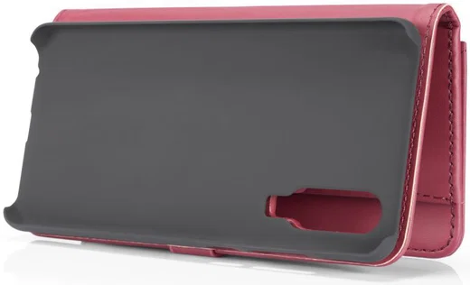 Huawei P30 Leren 2-in-1 Bookcase en Back Cover Hoesje Rood afbeelding 6
