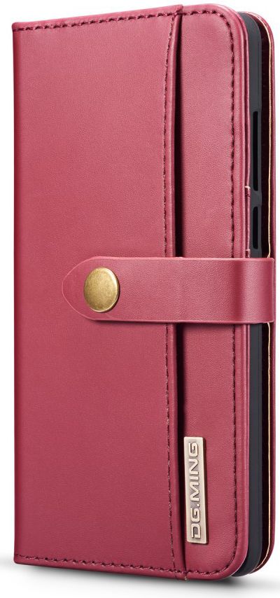 Huawei P30 Leren 2-in-1 Bookcase en Back Cover Hoesje Rood afbeelding 9